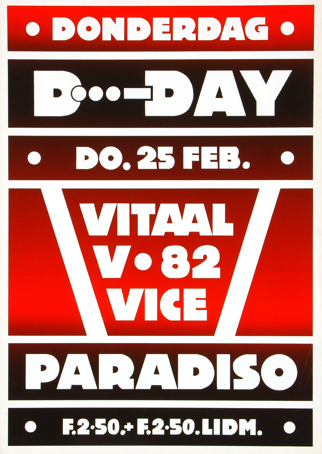 Donderdag 25 februari 1982