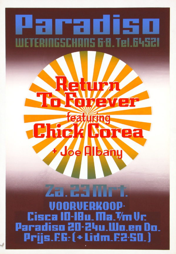 Return to Forever – Chick Corea – 23 maart 1974