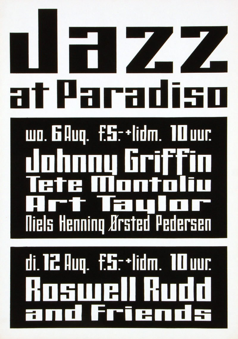 Jazz at Paradiso – augustus 1975