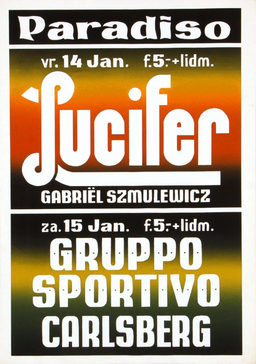 Lucifer / Gruppo Sprotivo / Carlsberg 30 & 31 januari 1977