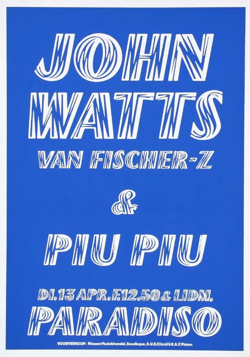 John Watts / Piu Piu - 13 april 1982