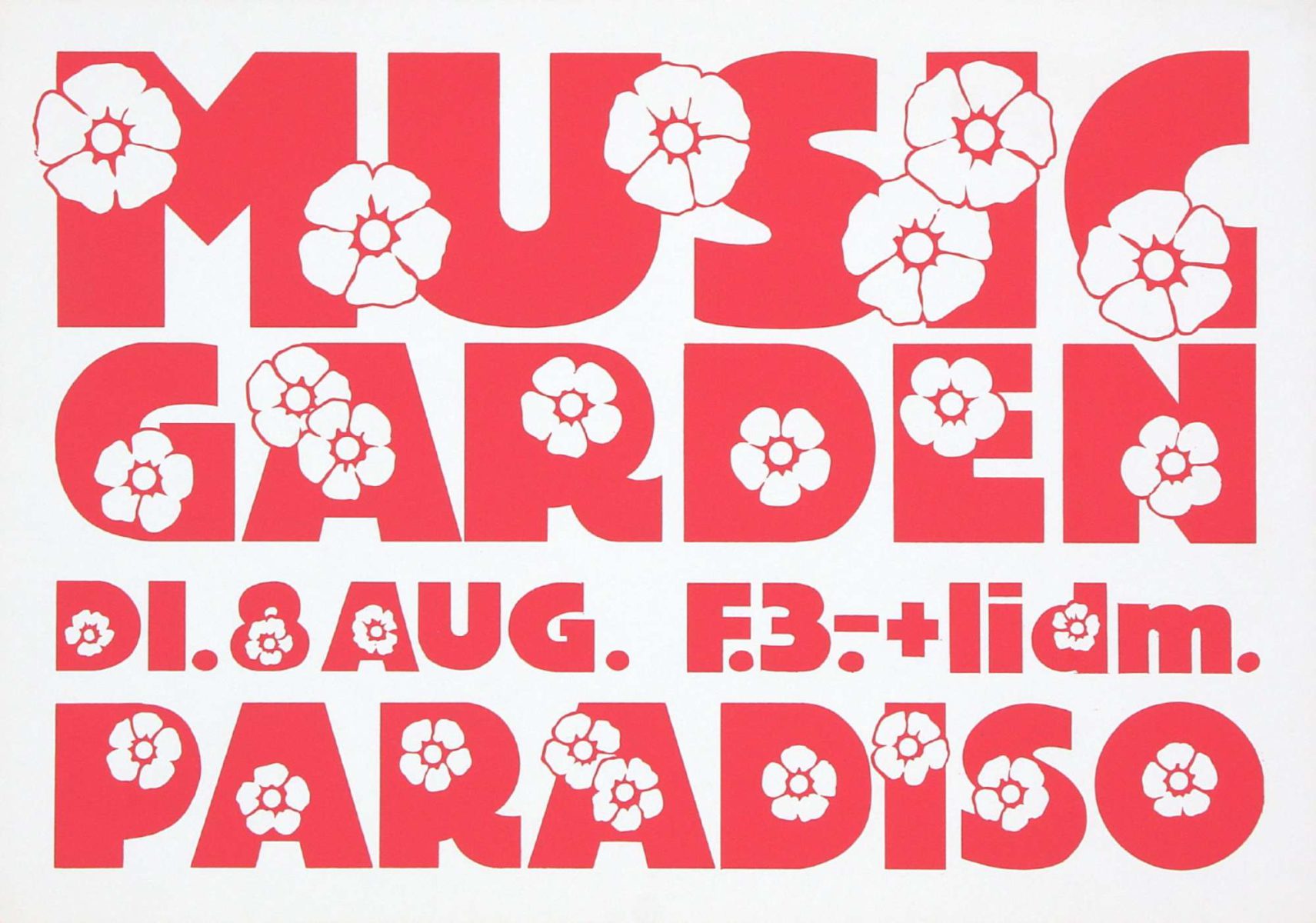 Music Garden - 8 augustus 1981
