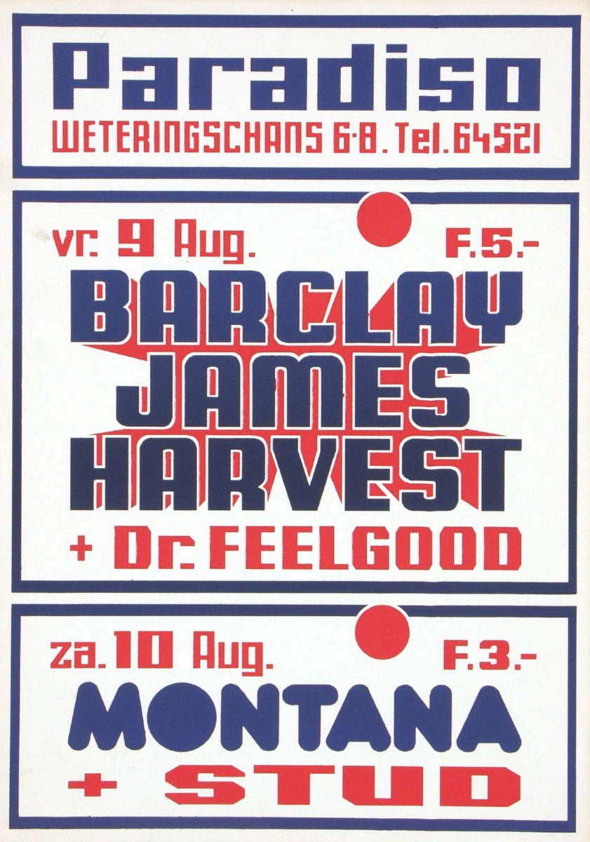 Barclay James Harvest / Dr.Feelgood - 9 & 10 augustus 1974