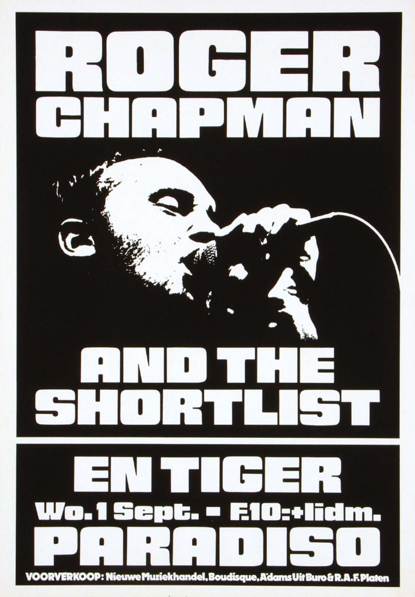 Roger Chapman / En Tiger - 1 september 1982
