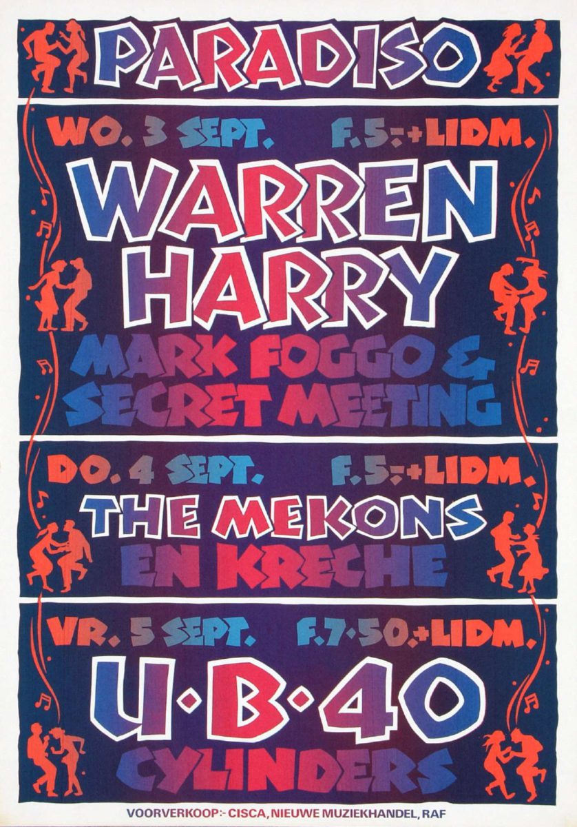 Warren Harry / Mark Foggo / UB 40 - september 1980