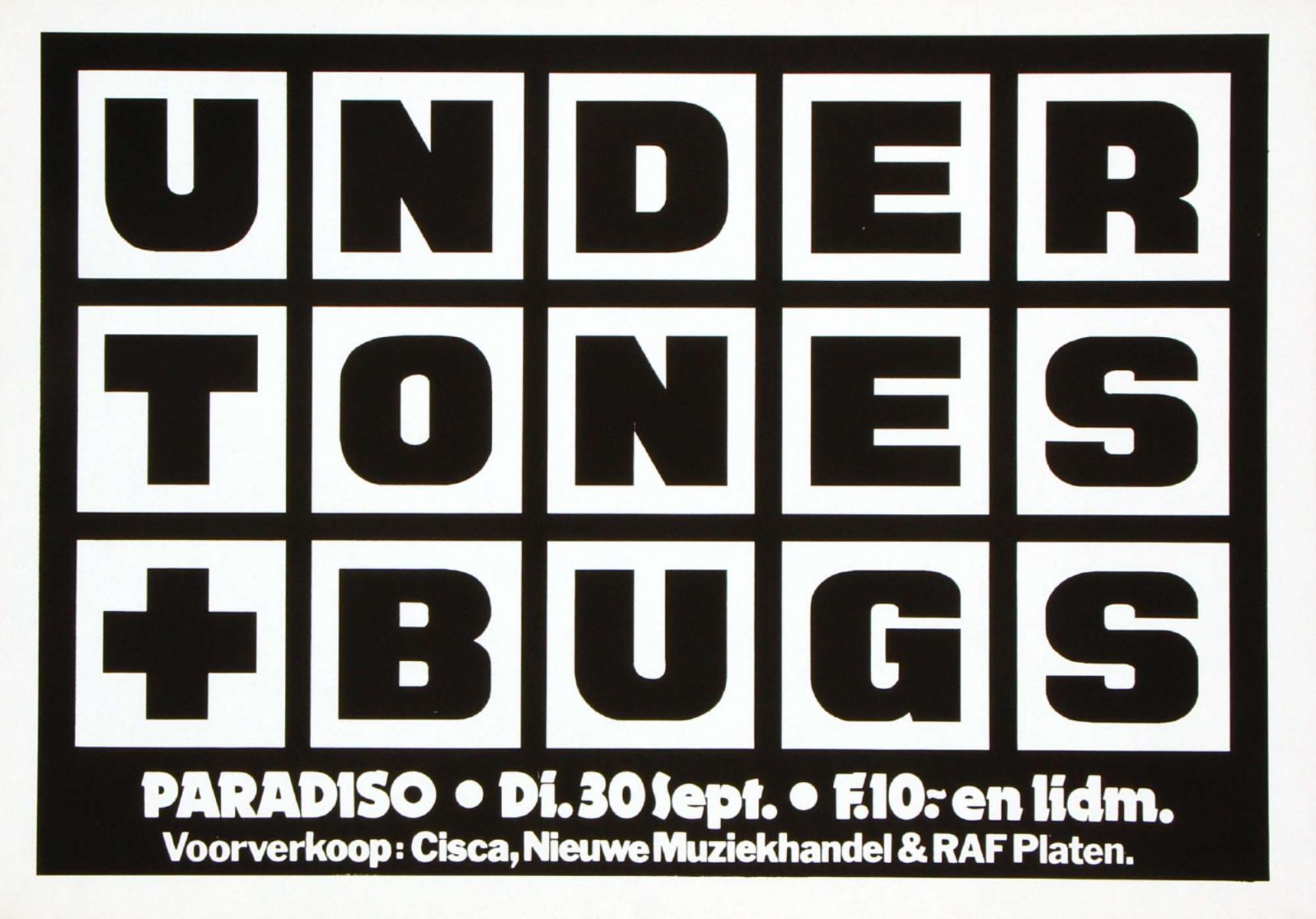 Undertones + Bugs - 30 september 1980
