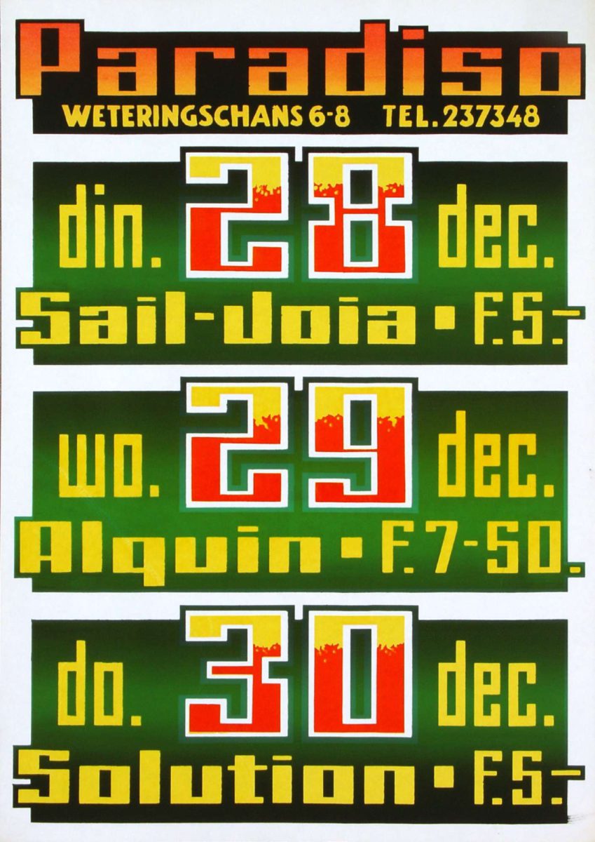 Sail-Joia / Alquin / Solution - 28/29/30 december 1976