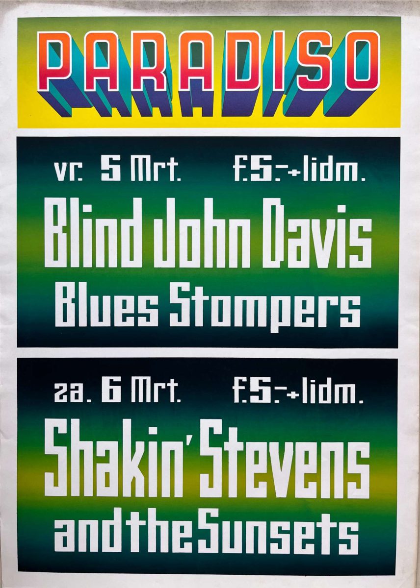 Blind John Davis / Shakin Stevens - 5/6 maart 1976