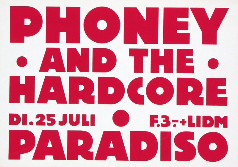 Phoney and the Hardcore – 25 juli 1978