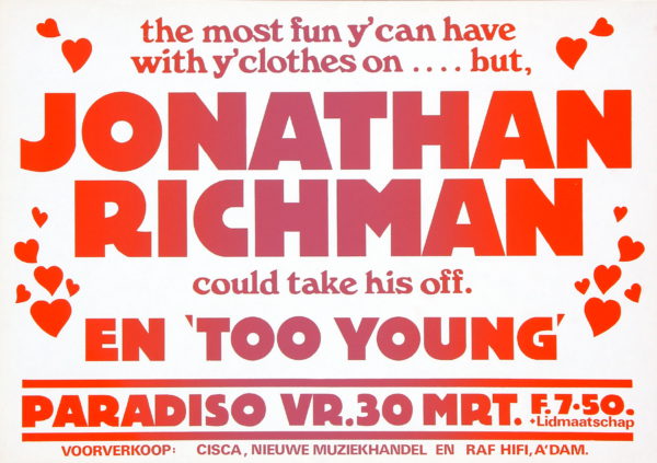 Jonathan Richman – 30 maart 1979