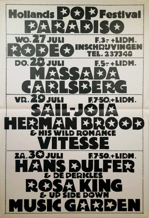 Hollands Popfestival Paradiso 1977